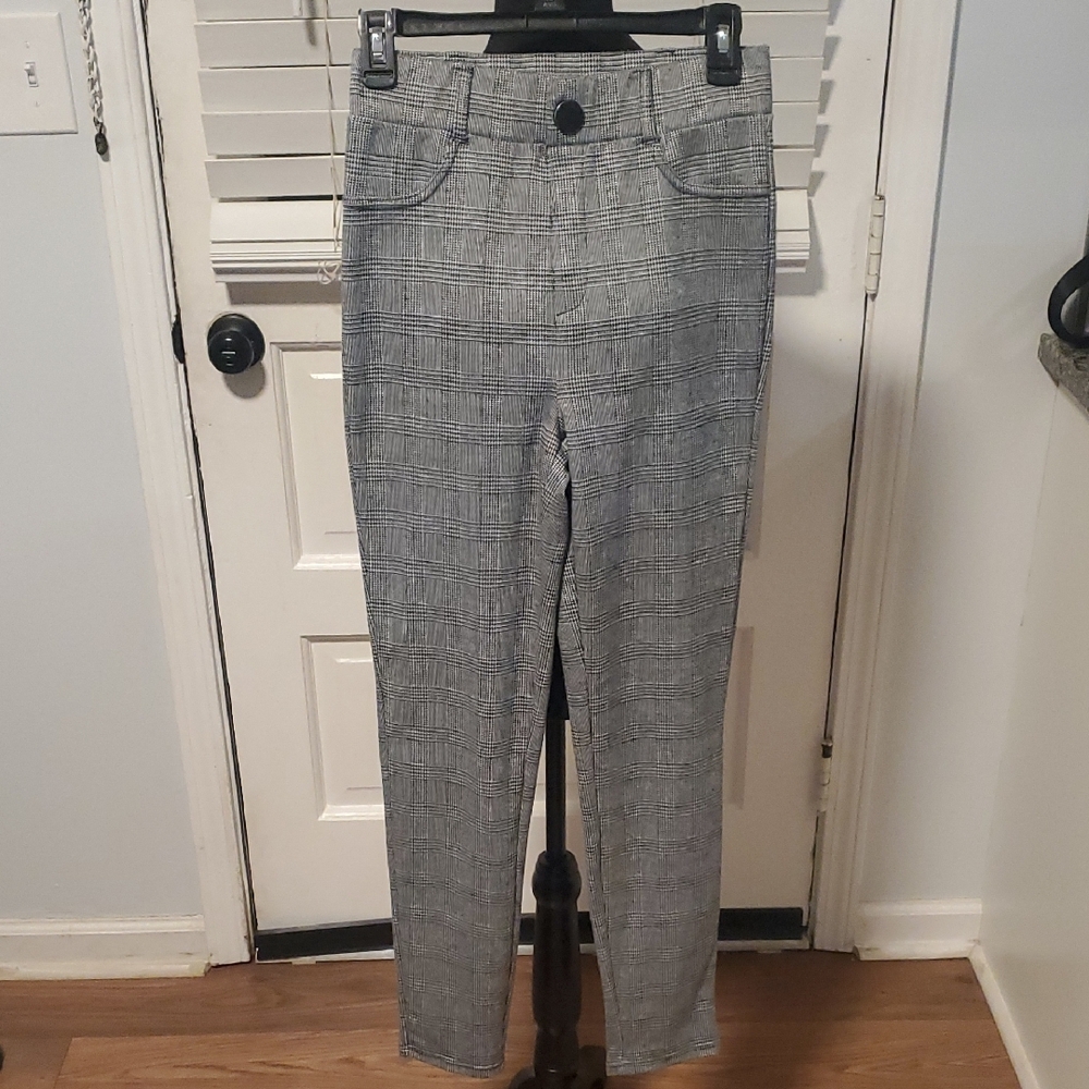 Revamped Stylish Gray Plaid Pants